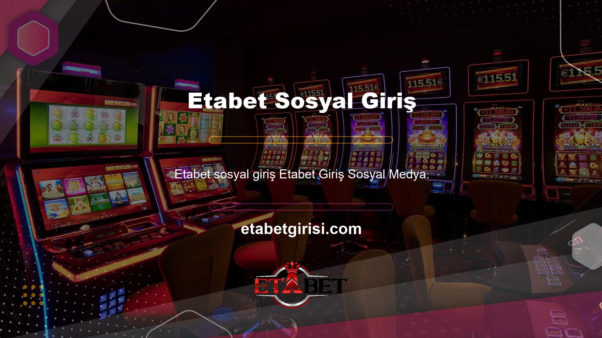 Etabet çok çeşitli oyun ürünlerine sahiptir